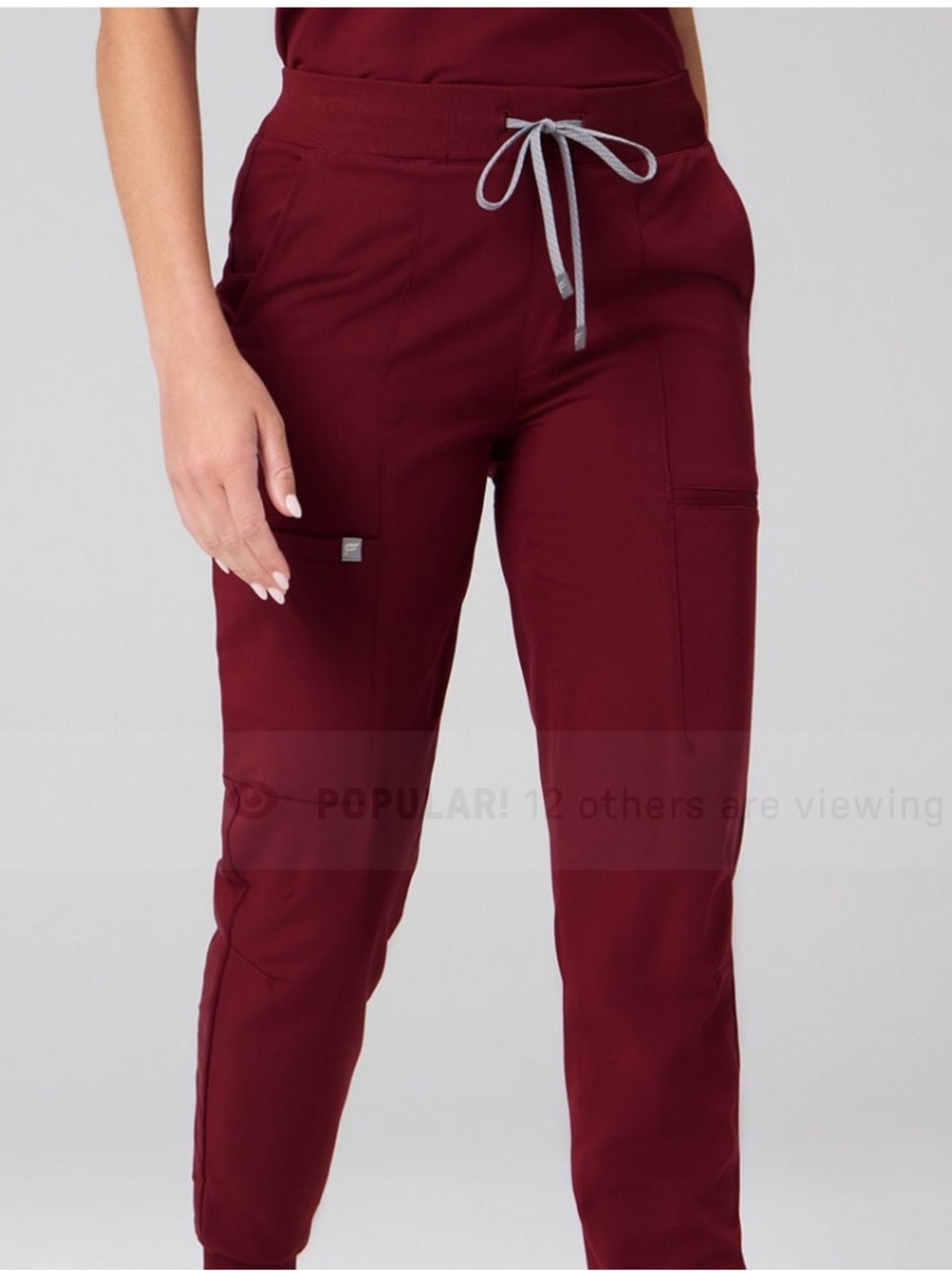 Fabletics scrub set. Mid rise on call jogger and Evolve oversized scrub top. - Picture 3 of 4